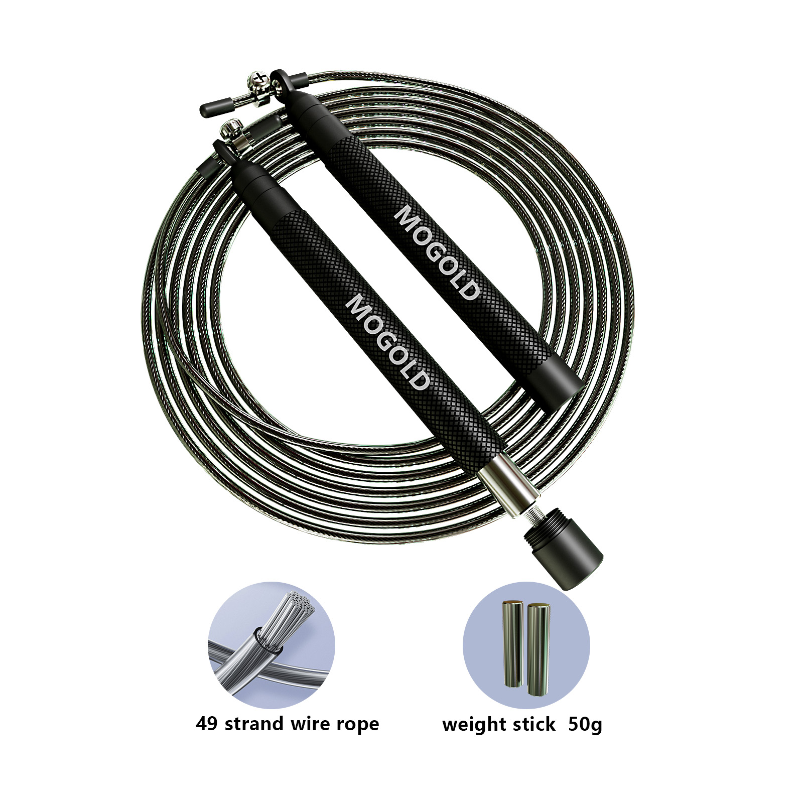 Cuerda de Saltar con Peso para - Crossfit No Equipment Workouts reseña y precio