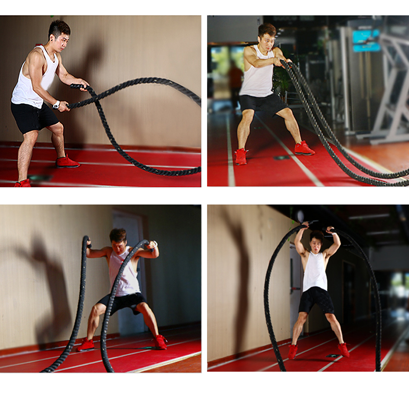 Cuerdas de batalla profesional - Crossfit No Equipment Workouts reseña y precio