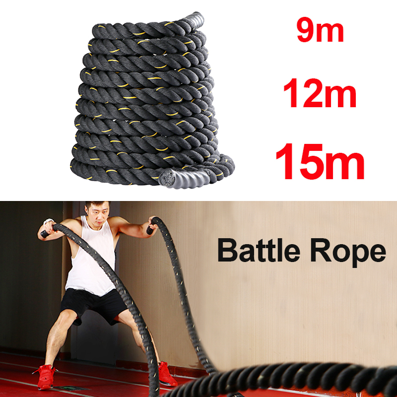Cuerdas de batalla profesional - Crossfit No Equipment Workouts reseña y precio